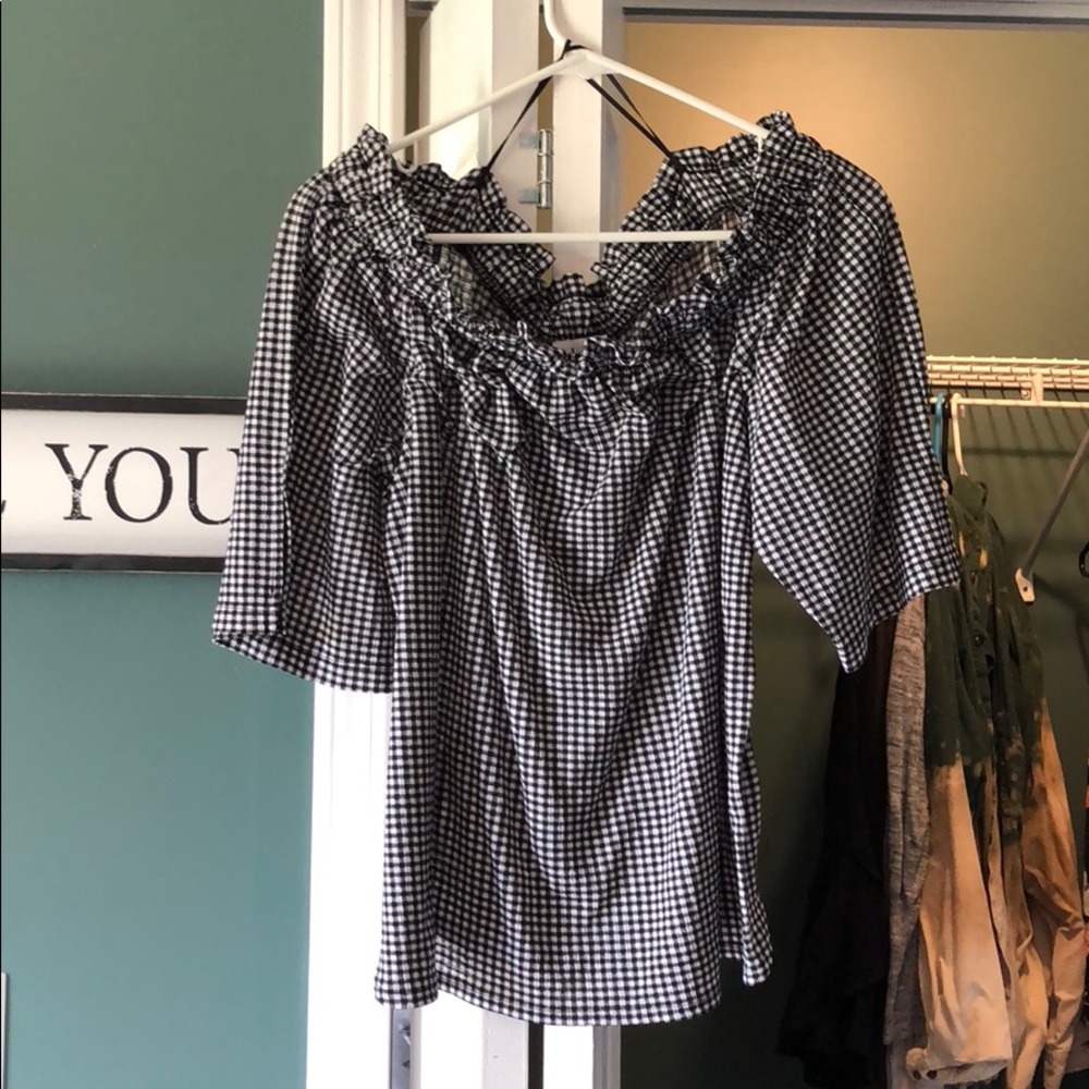 Off the shoulder blouse